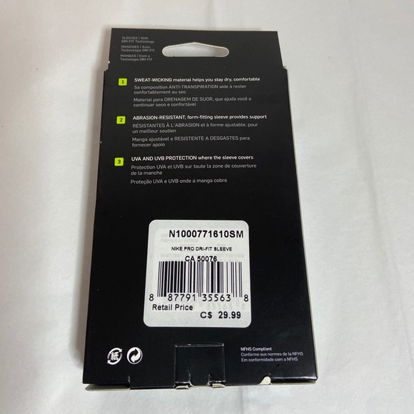 Nike Pro Dri-Fit Red Sleeve - Picture 3 of 6